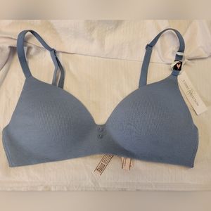 Victoria Secret T-shirt Bra, Blue, Size 36C